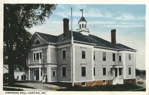 Emerson Hall, Castine, Maine - Circa 1928