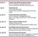 2019 Holiday Schedule