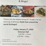 1-27-23 Dinner & Bingo