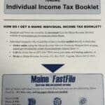 2022 Maine Income Tax Info Sheet