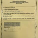 3-5-24 Democratic Sample Ballot