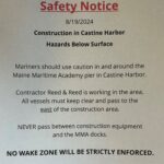 Castine Harbor Safety NOTICE